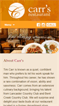Mobile Screenshot of carrsrestaurant.com